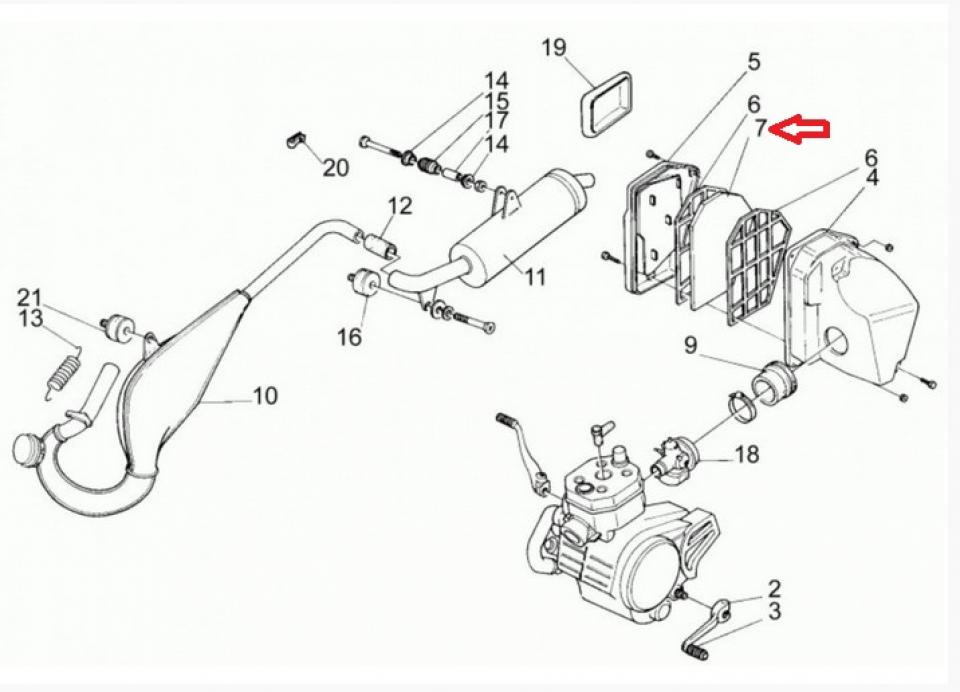 Filtre à air Athena pour Moto Aprilia 125 Tuareg rally 1984 à 1993 S410010200003 Neuf