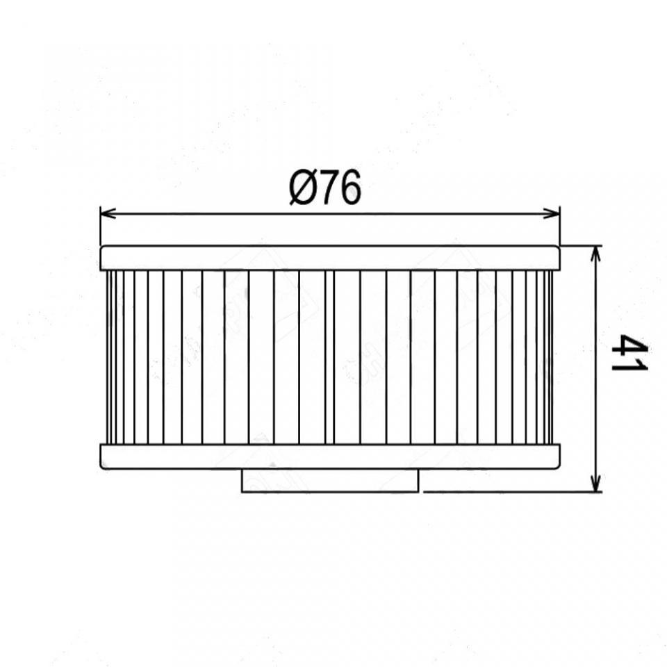 Filtre à huile Nypso pour Moto Yamaha 400 XJ 1982 équivalent COF044 Neuf