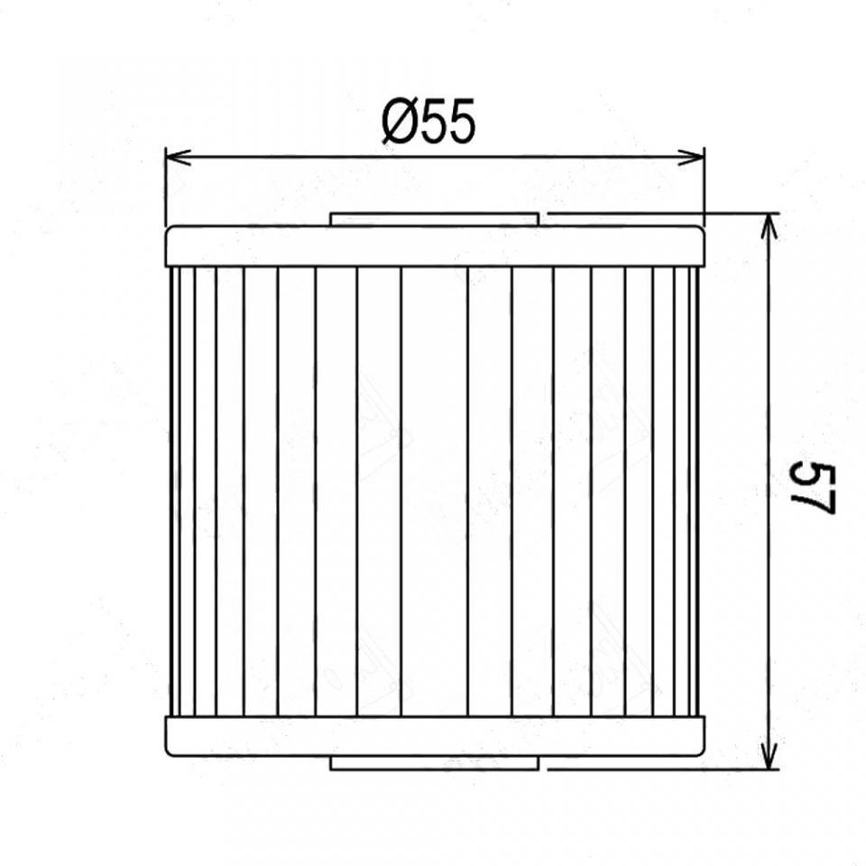 Filtre à huile Nypso pour Quad Kawasaki 250 KLT 1983-1985 équivalent COF023 Neuf