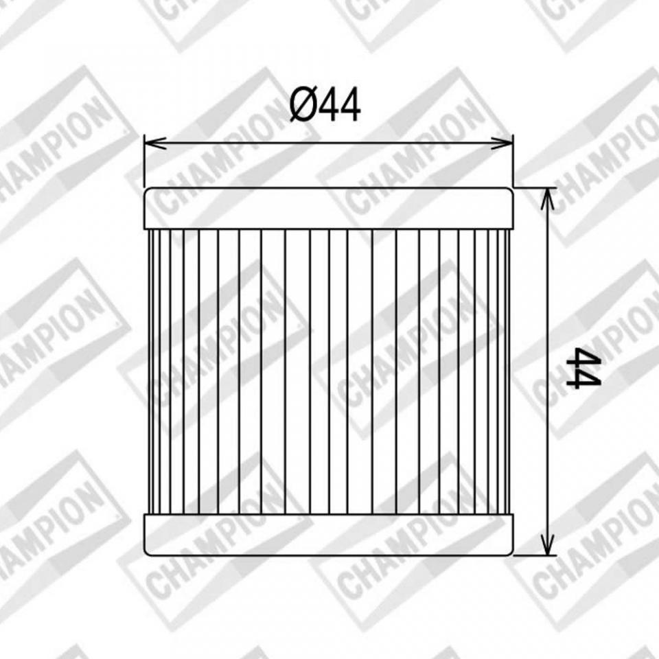 Filtre à huile Champion pour Moto Kawasaki 400 KFX 2003 à 2007 COF039 / X345 Neuf