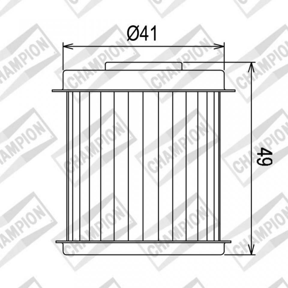 Filtre à huile Champion pour Scooter Daelim 125 Ns Otello Dlx 1999 à 2012 Neuf
