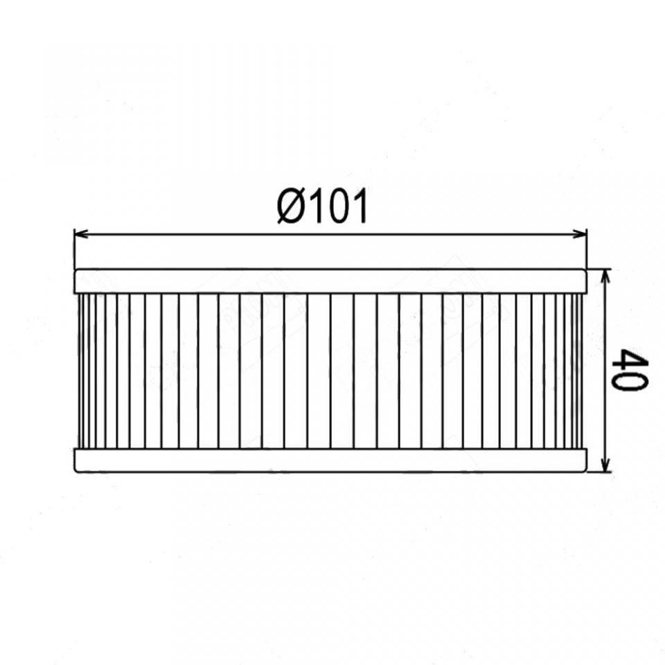 Filtre à huile Nypso pour Moto Yamaha 1200 Vmax 1985-2007 équivalent COF046 Neuf