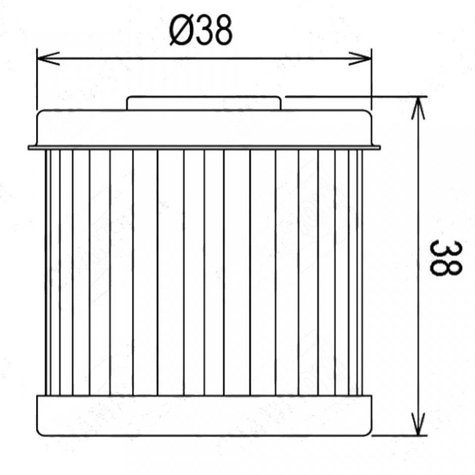 Filtre à huile Nypso pour Moto Daelim 125 VS Evolution 2000-2003 équivalent COF067 Neuf