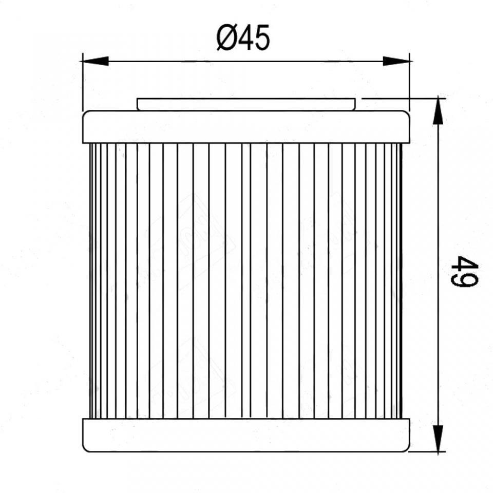 Filtre à huile Nypso pour Moto Derbi 125 Terra 2007-2013 équivalent COF463 Neuf