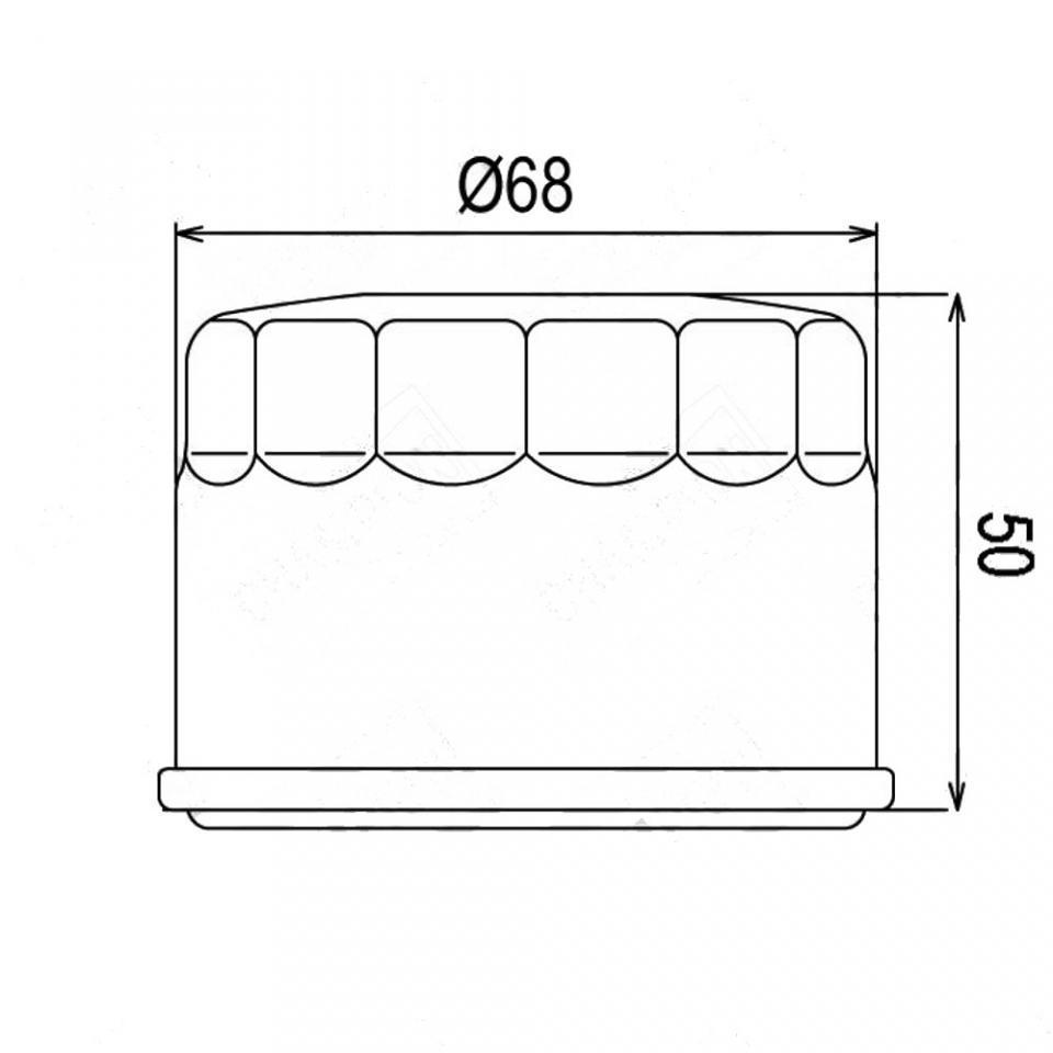 Filtre à huile Nypso pour Quad Yamaha 700 Kodiak 2016-2018 équivalent COF047 Neuf