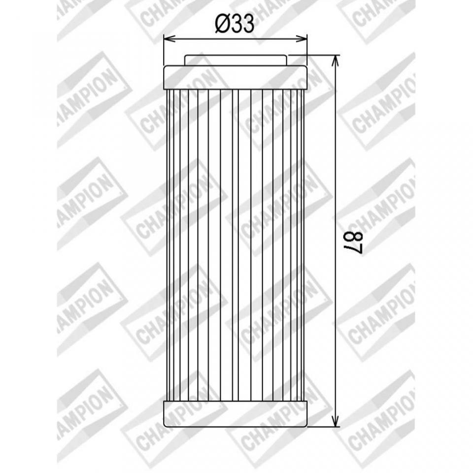 Filtre à huile Champion pour Moto Husqvarna 250 Fe 4T 2014 à 2019 Neuf