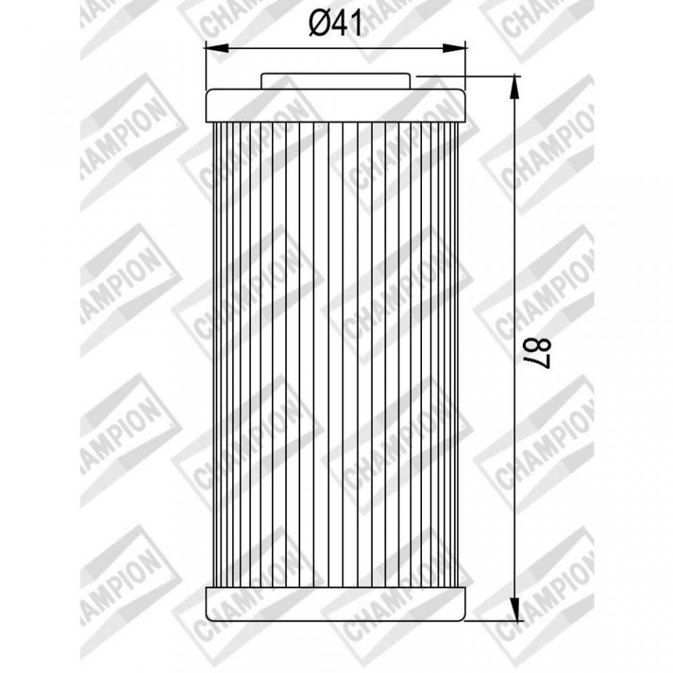 Filtre à huile Champion pour Moto Sherco 300 SE I 4T ENDURO 2012 à 2013 Neuf