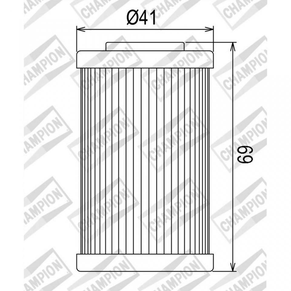 Filtre à huile Champion pour Moto Husaberg 250 FE 2013 COF555 Neuf