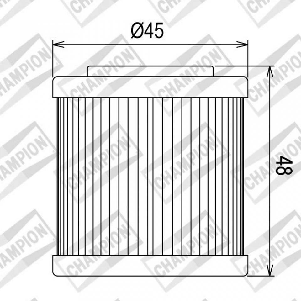 Filtre à huile Champion pour Moto Husqvarna 250 Tc 4T 2002 à 2007 Neuf