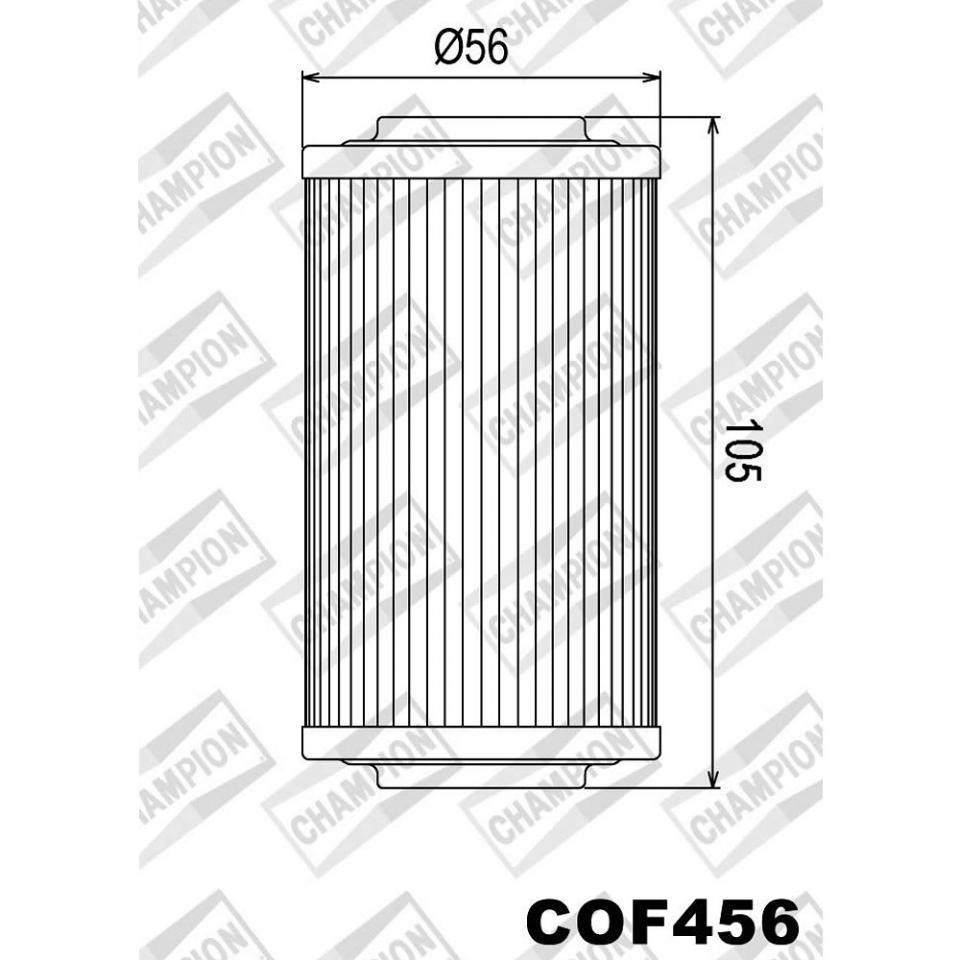 Filtre à huile Champion pour Quad John Deere 650 Trail Buck 2005 COF456 Neuf