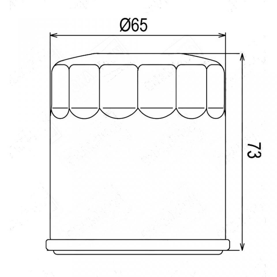 Filtre à huile Nypso pour Moto Buell 1200 Xb-12X Ulysses 2006-2010 63806-00Y / équivalent COF077 Neuf