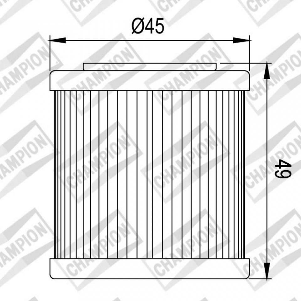 Filtre à huile Champion pour Moto Derbi 125 Senda R Baja Eu3 2010 à 2013 Neuf