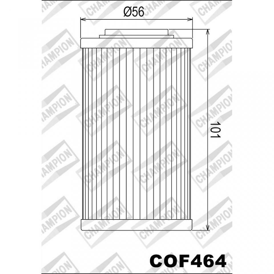 Filtre à huile Champion pour Moto CAN-AM 990 Spyder S 2008 à 2012 COF464 Neuf