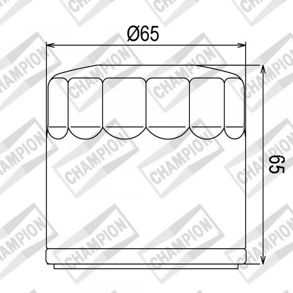 Filtre à huile Champion pour Moto MV Agusta 910 Brutale 2005-2008 COF454 / F305 Neuf