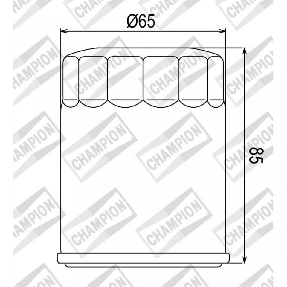 Filtre à huile Champion pour Quad TGB 400 Target 4X4 2008 à 2010 Neuf