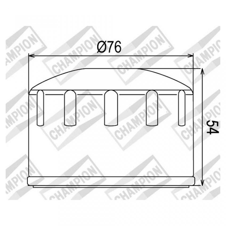 Filtre à huile Champion pour Scooter BMW 600 C Sport 2012 à 2015 COF064 / C325 Neuf