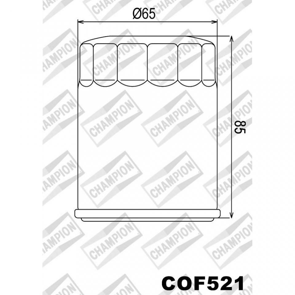 Filtre à huile Champion pour Quad Arctic cat 550 Trv S Gt 4X4 Auto 2011 à 2012 Neuf