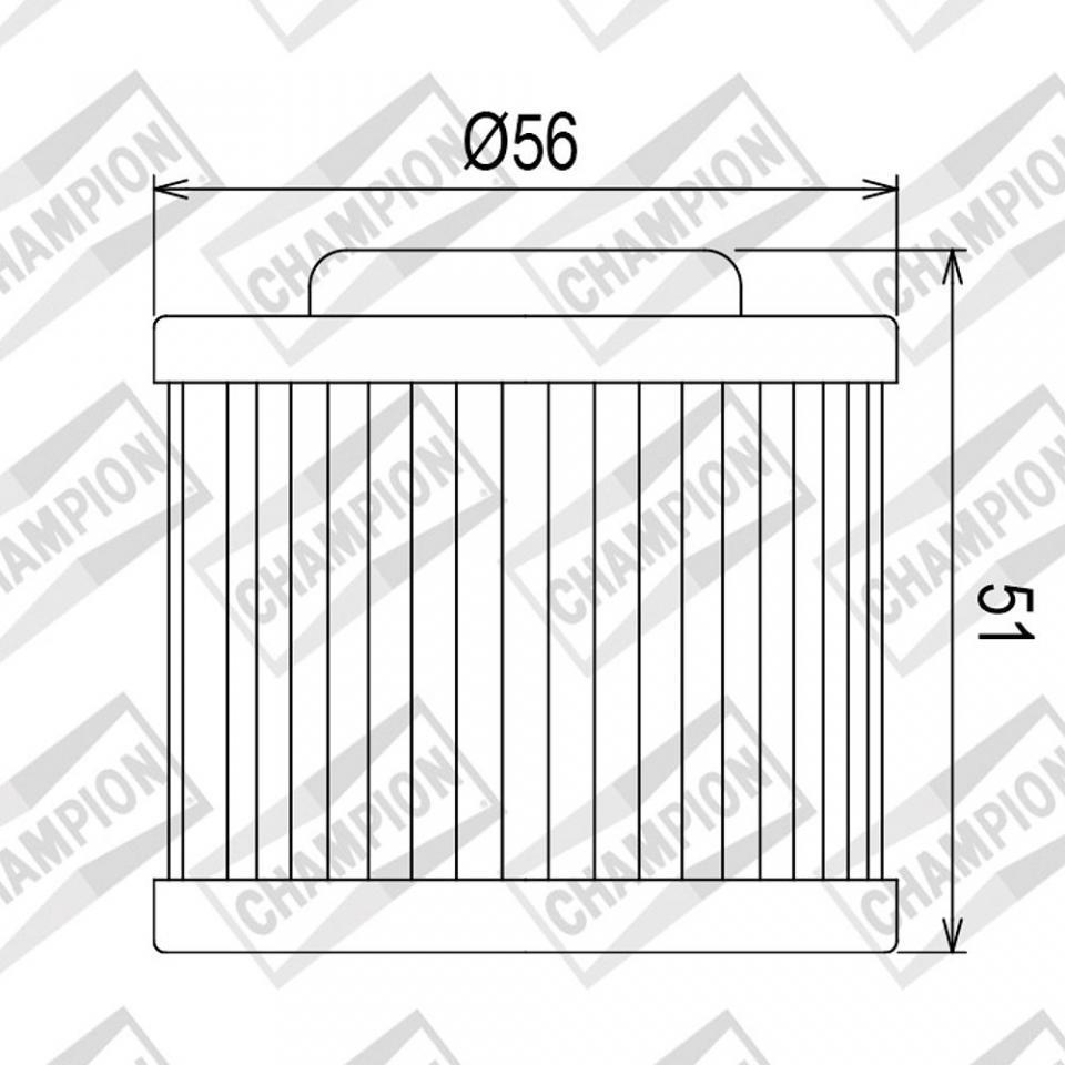 Filtre à huile Champion pour Moto MV Agusta 675 F3 2012 à 2020 COF469 Neuf