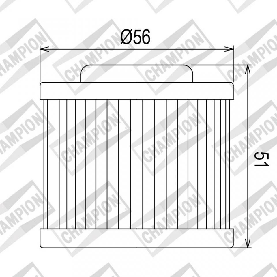 Filtre à huile Champion pour Moto MV Agusta 675 F3 ORO 2012 à 2013 Neuf