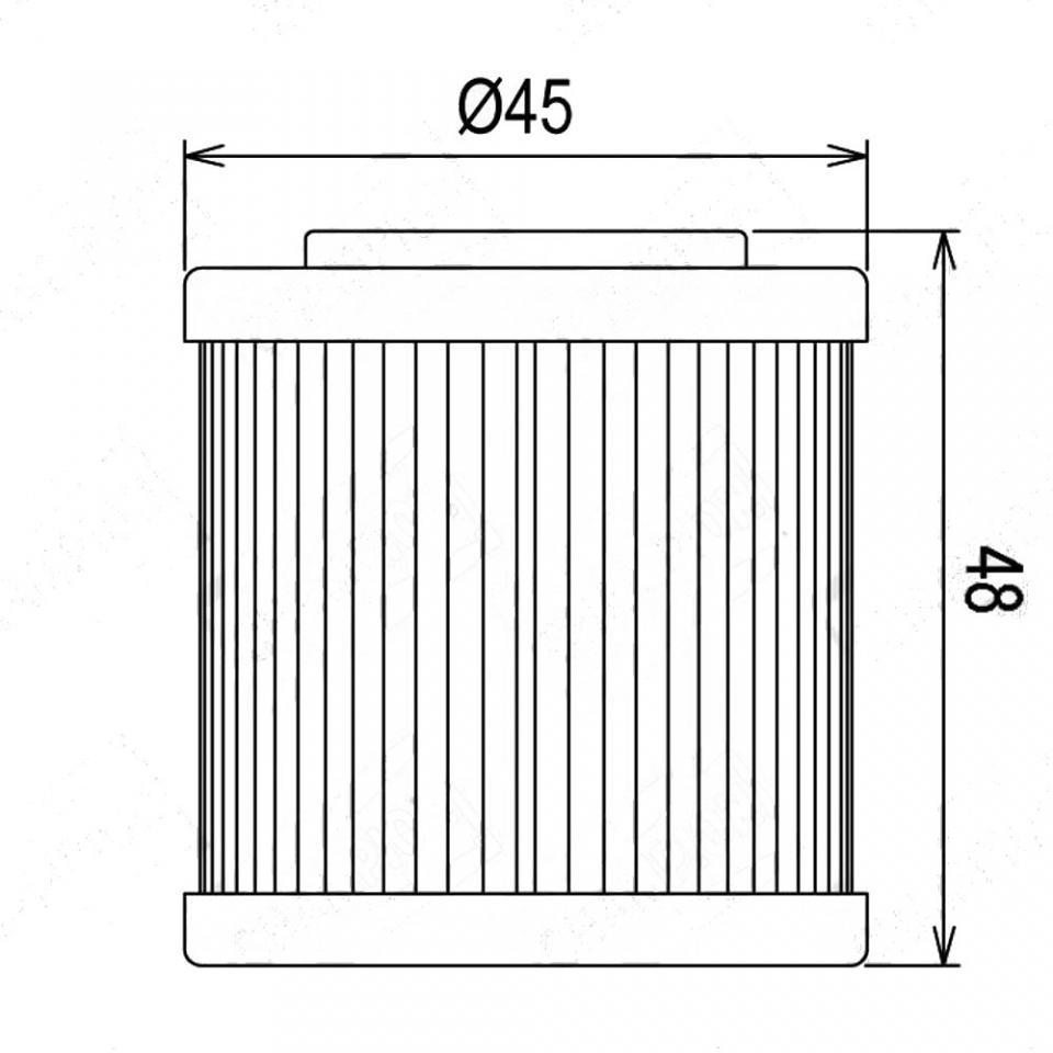 Filtre à huile Powerflux pour Moto Husqvarna 610 SMS 2002 à 2010 Neuf