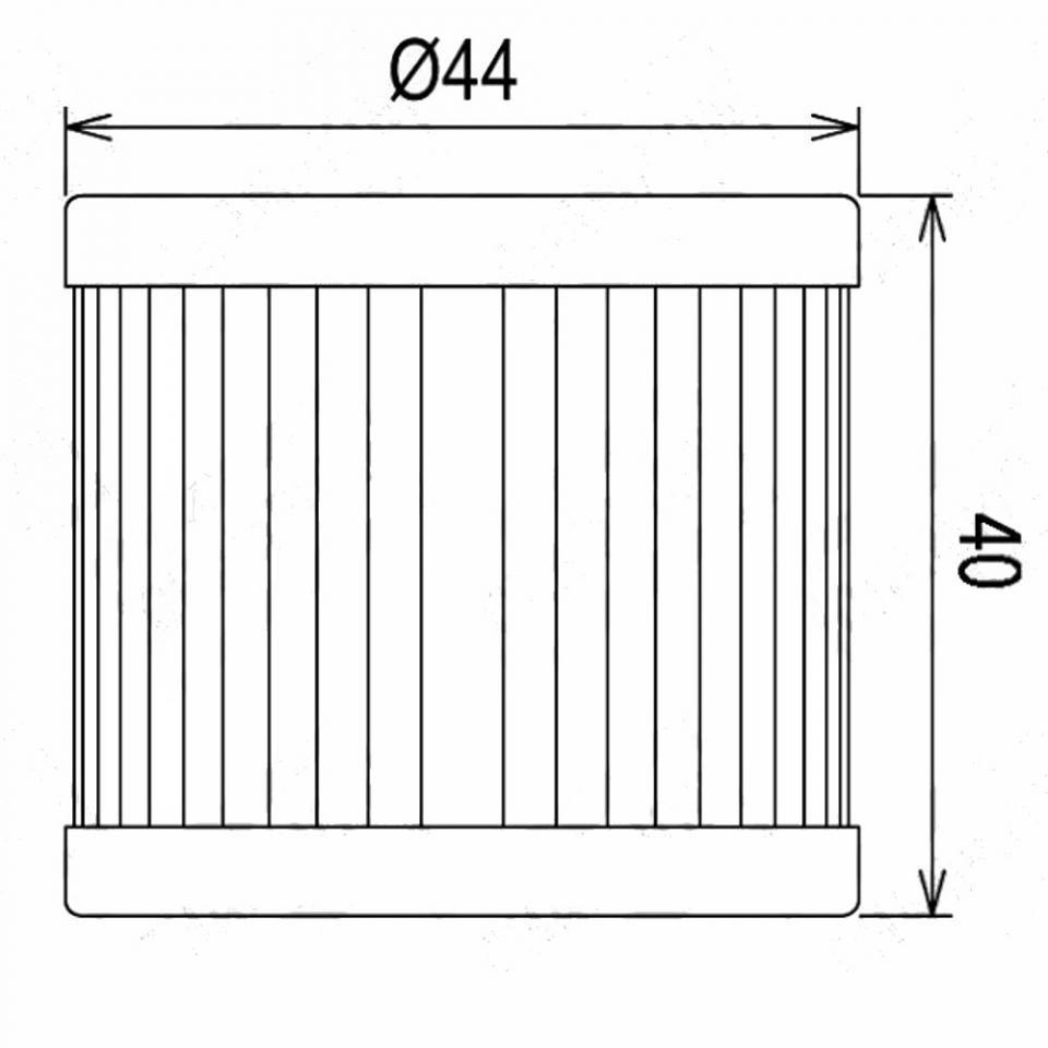 Filtre à huile Powerflux pour ULM BULLIT 125 Hero 2017 à 2023 Neuf