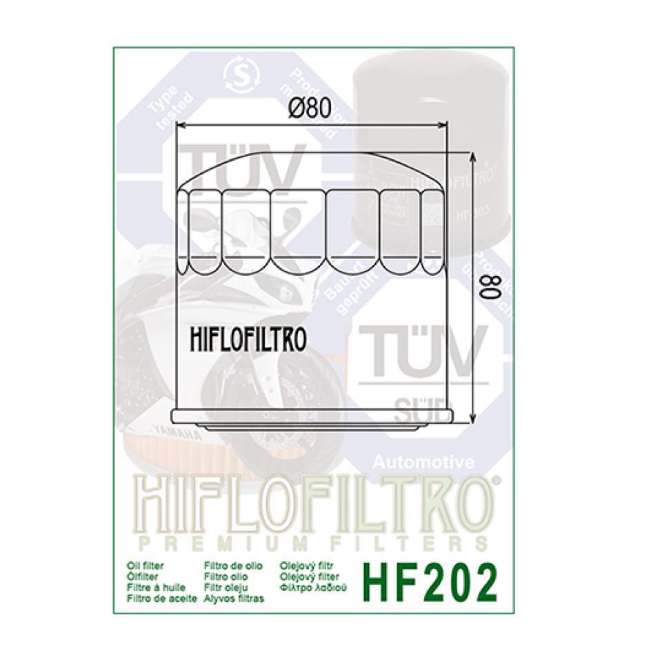 Filtre à huile Hiflofiltro pour Moto Kawasaki 450 Kx-F 4T Fi 2016 à 2017 Neuf