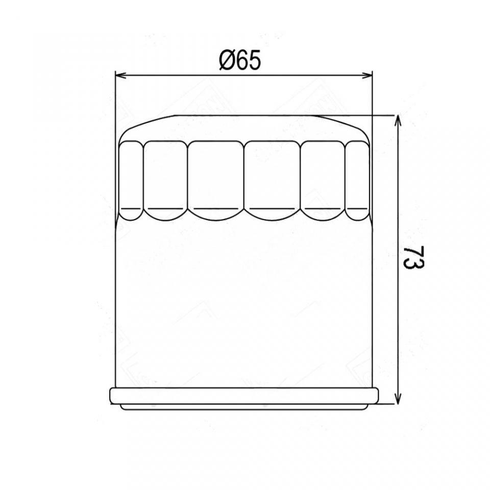 Filtre à huile Générique pour Moto Yamaha 1900 Xv A Midnight Star 2006 à 2016 Neuf