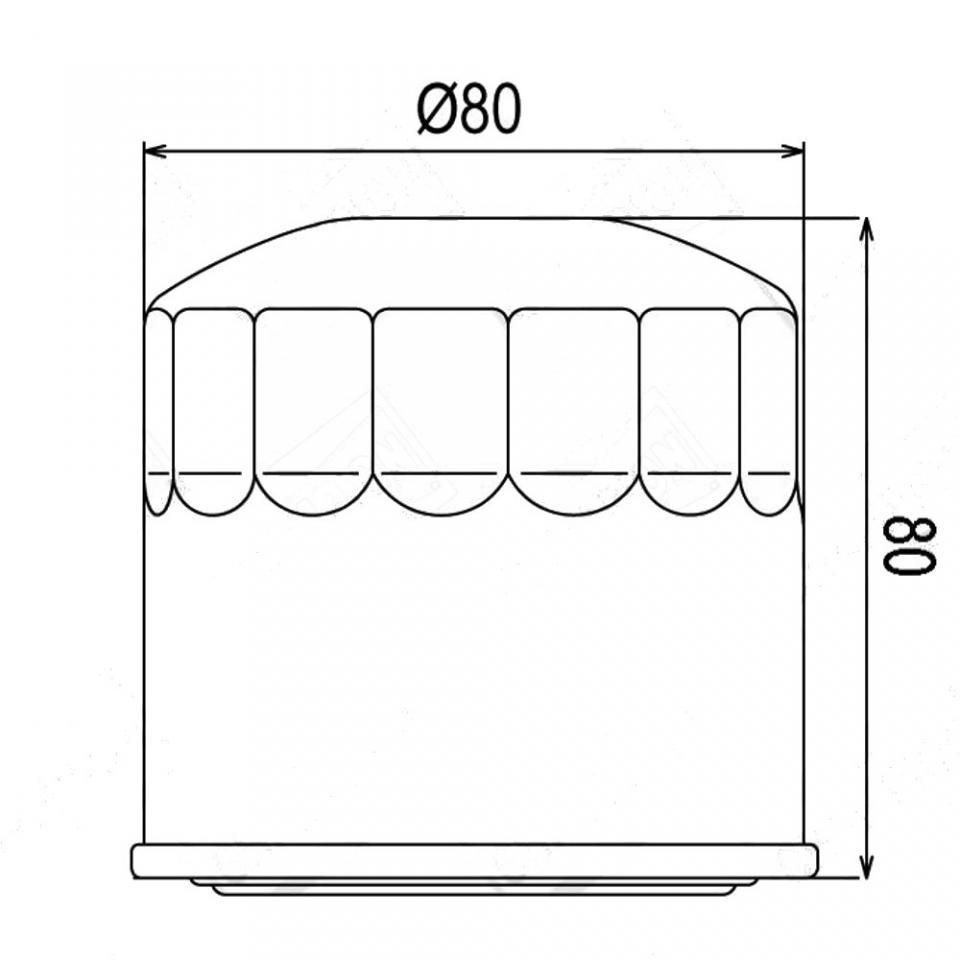 Filtre à huile pour Moto Honda 400 CBR 15410-MJO-003 / COF102 / HF202 Neuf