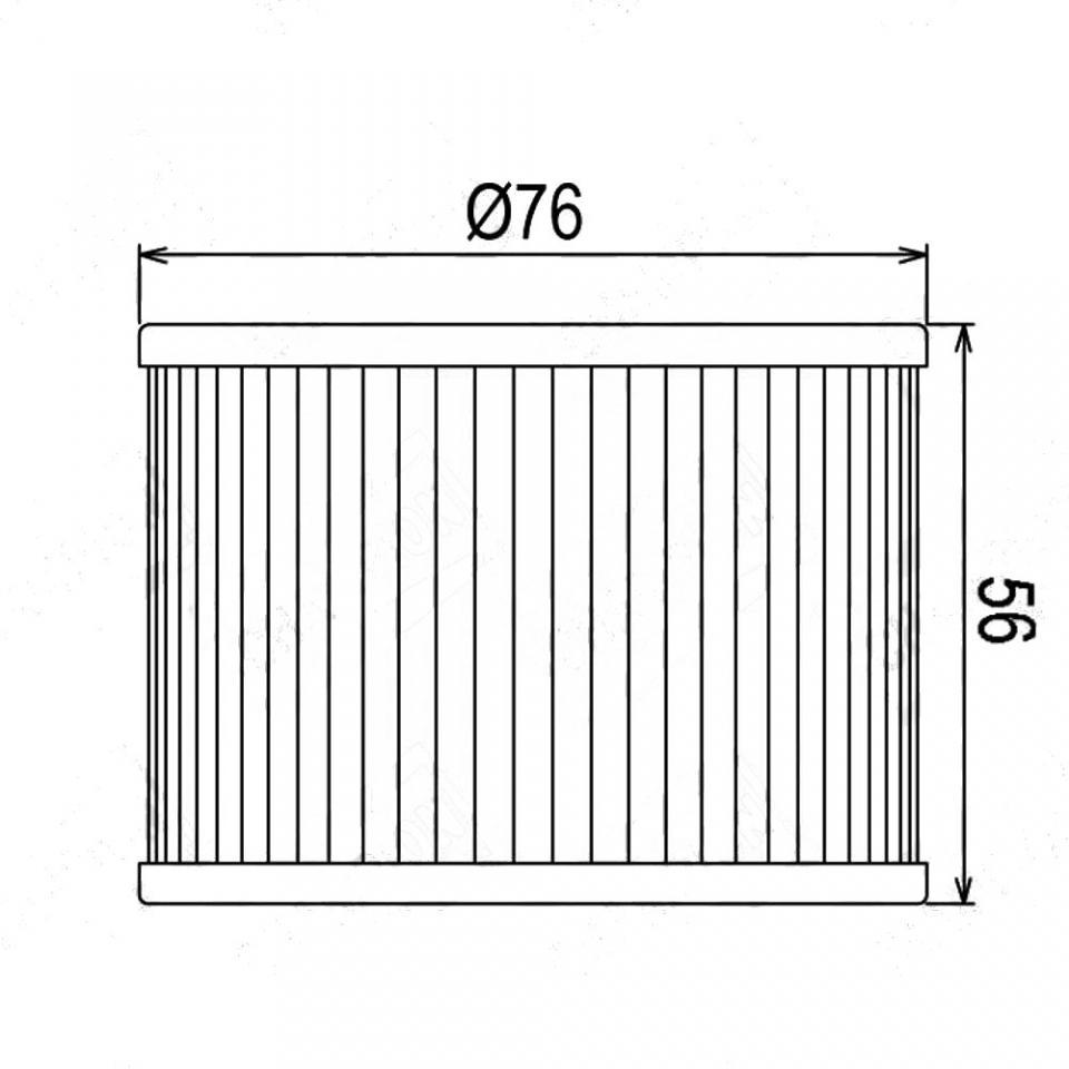 Filtre à huile Générique pour Moto Kawasaki 500 Z 1981 à 1982 Neuf