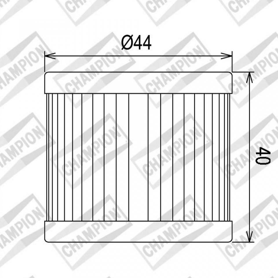 Filtre à huile Champion pour Moto Hyosung 125 Rx D 2001 à 2007 Neuf