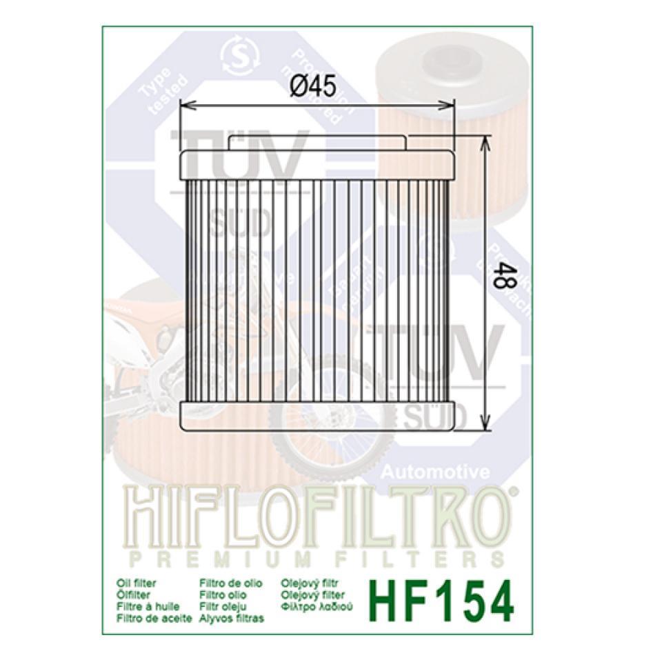 Filtre à huile Hiflofiltro pour Moto Husqvarna 450 SMR 2004 à 2007 Neuf