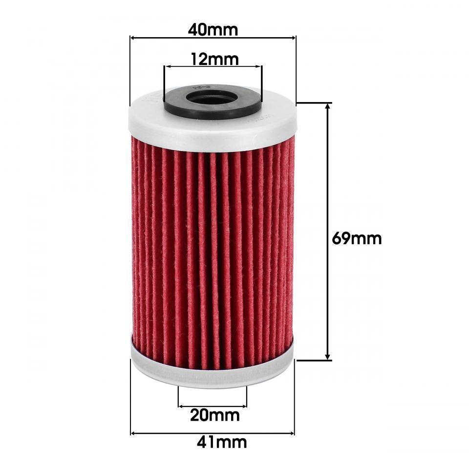 Filtre à huile Hiflofiltro pour Moto Husaberg 450 FC 2004 à 2006 Neuf
