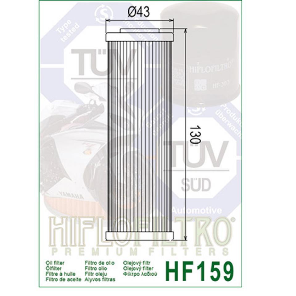 Filtre à huile Hiflofiltro pour pour Moto Ducati 1103 Panigale V4 S 2018 à 2020 Neuf