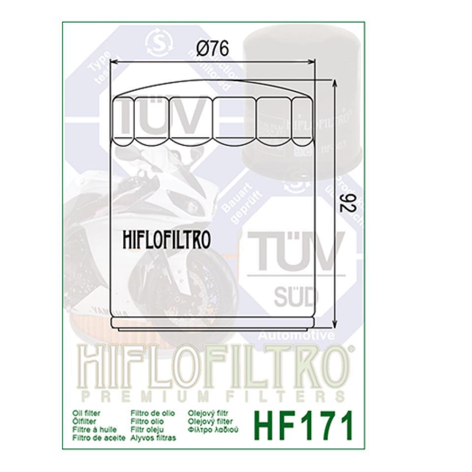 Filtre à huile Hiflofiltro pour Moto Buell 1200 M2 cyclone 1997 à 2002 HF171B Neuf