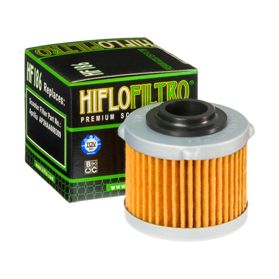 Filtre à huile Hiflofiltro pour Scooter Aprilia 125 Scarabeo Light 2007 à 2015 HF186 Neuf