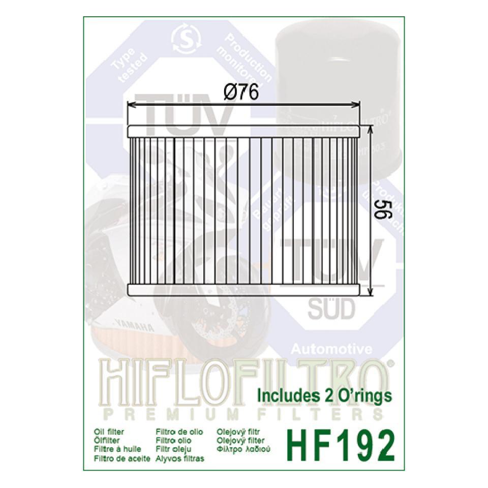 Filtre à huile Hiflofiltro pour Moto Triumph 900 Speed triple 1994 à 1996 Neuf