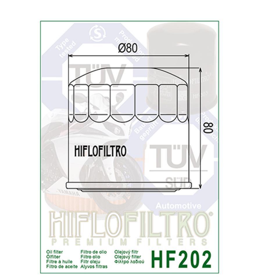 Filtre à huile Hiflofiltro pour Moto Honda 800 Vt C Shadow 1988 Neuf
