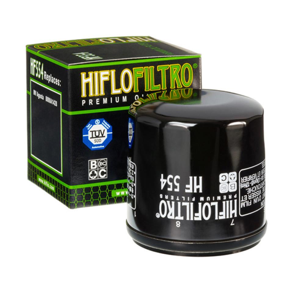 Filtre à huile Hiflofiltro pour Moto MV Agusta 1000 F4 2005 à 2007 HF554 Neuf