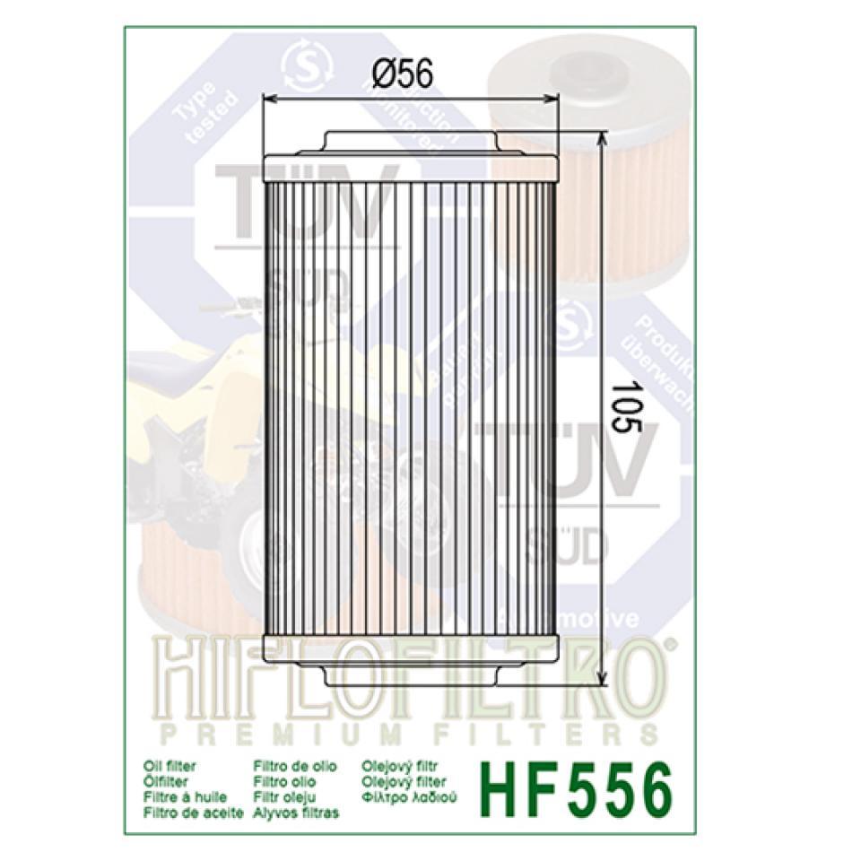 Filtre à huile Hiflofiltro pour Auto HF556 Neuf