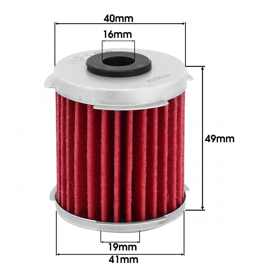 Filtre à huile Hiflofiltro pour Scooter Daelim 125 Fellow 1998 à 2020 HF168 Neuf