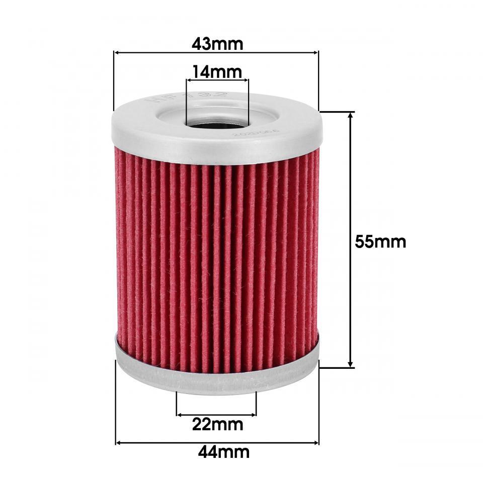 Filtre à huile Hiflofiltro pour Moto Suzuki 125 RV van van 2003 à 2006 Neuf
