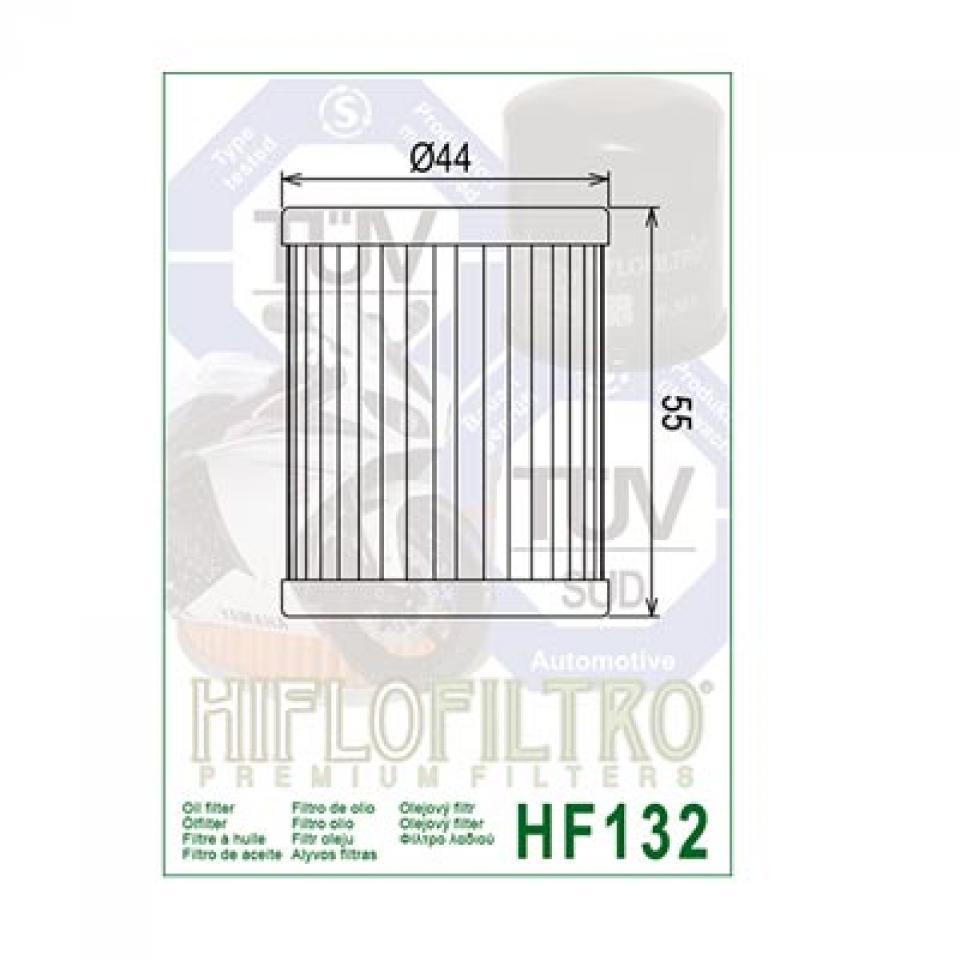 Filtre à huile Hiflofiltro pour Moto Suzuki 125 RV van van 2003 à 2006 Neuf