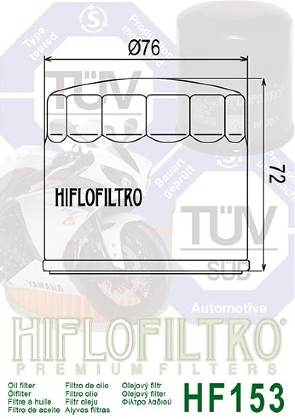Filtre à huile Hiflofiltro pour Deux Roues Gilera 125 Neuf