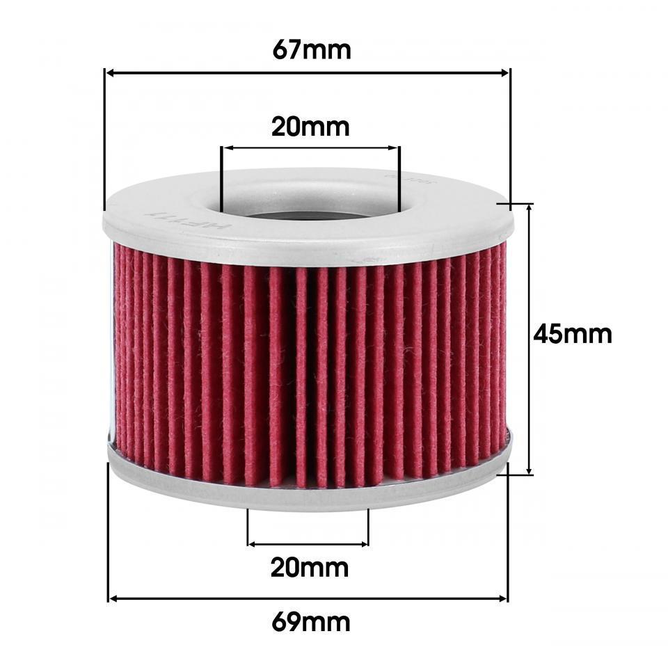 Filtre à huile Hiflofiltro pour Moto Honda 450 Cb S 1986 à 1988 Neuf