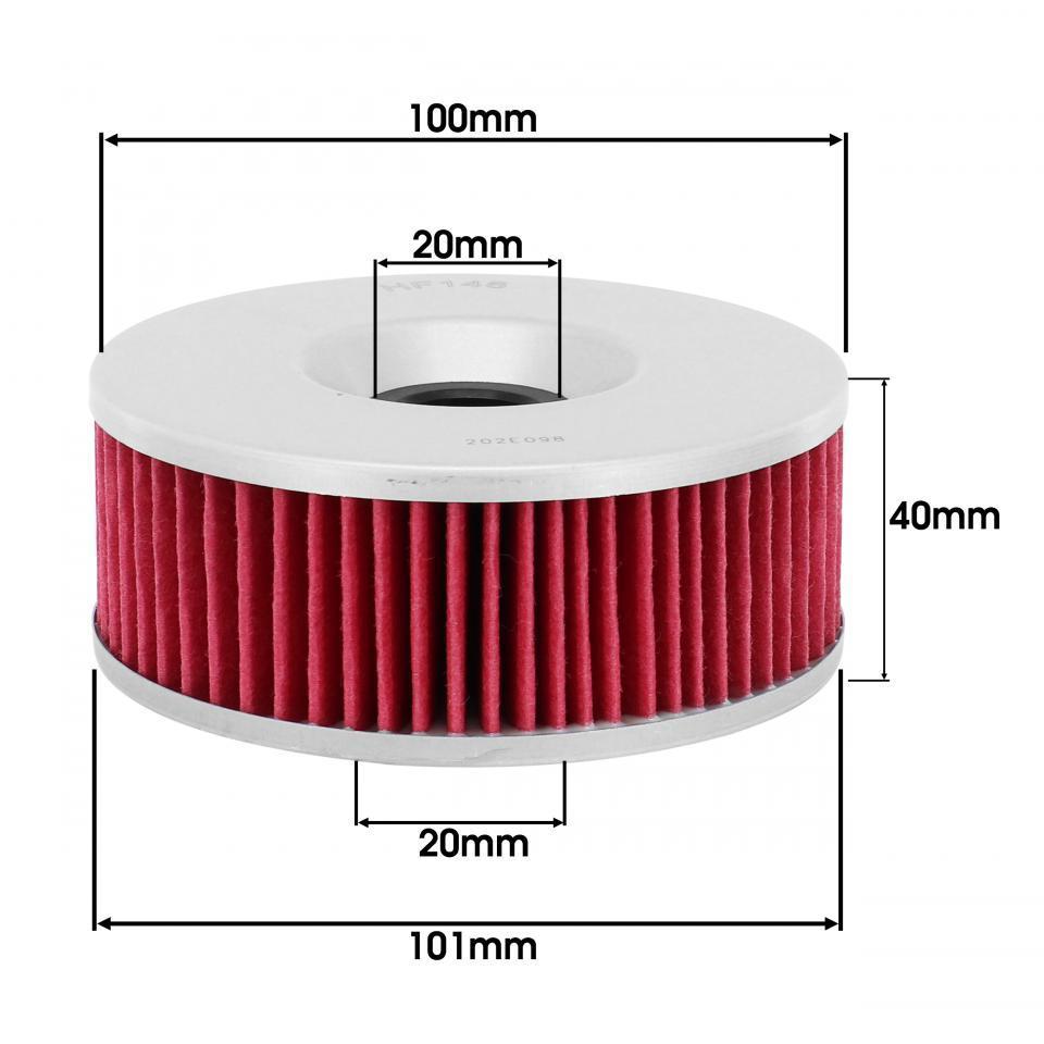 Filtre à huile Hiflofiltro pour Moto Yamaha 1100 XS 1978 à 1984 HF146 Neuf