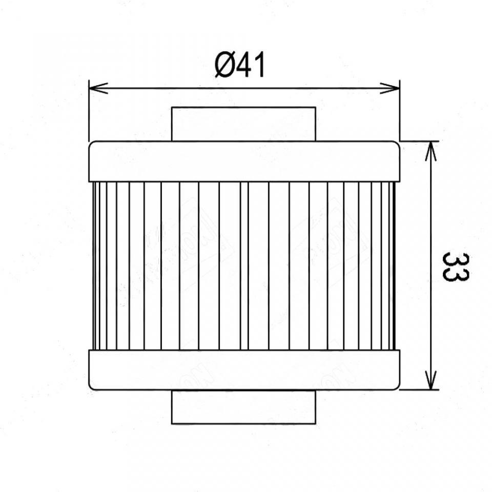 Filtre à huile Polini pour Scooter Aprilia 125 Leonardo 1995 à 2005 33x41mm / 203.3515 Neuf