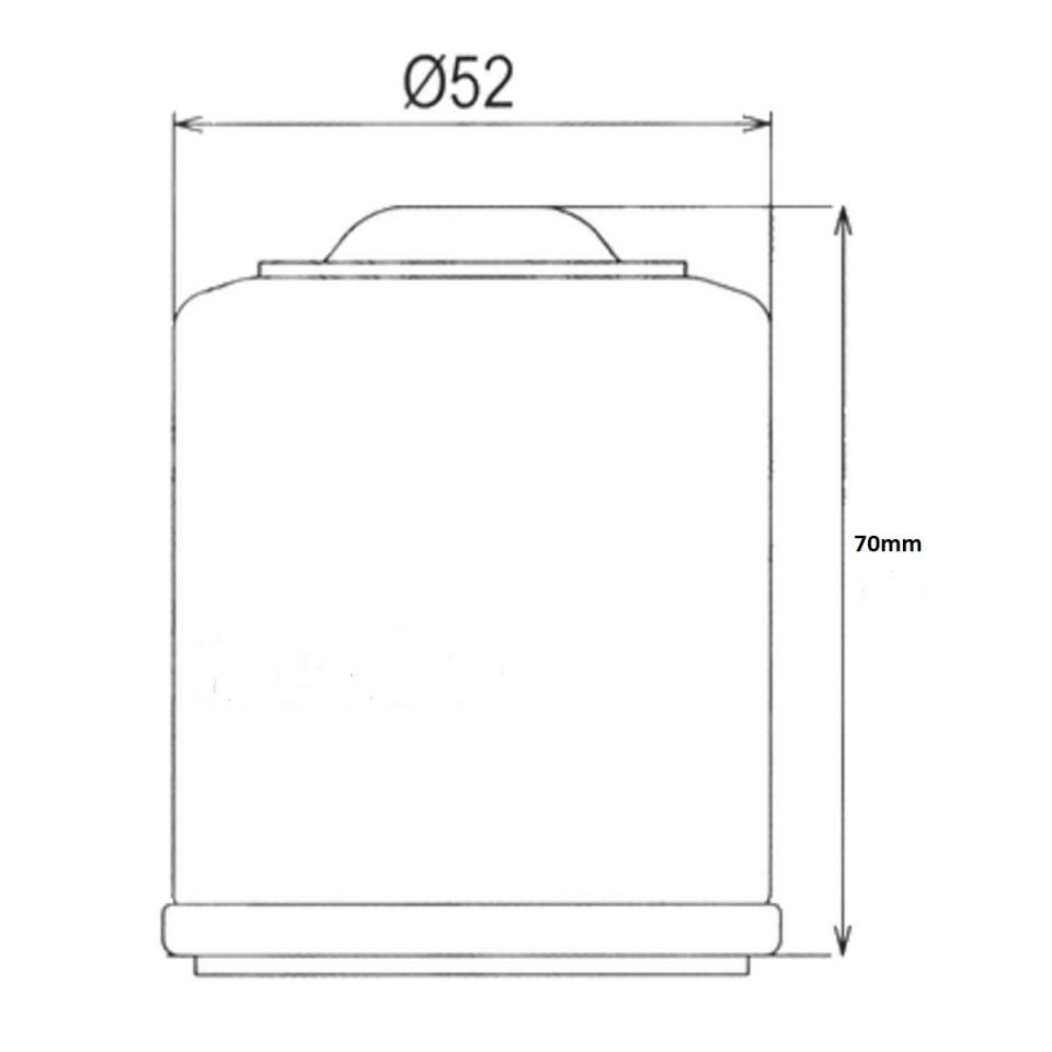 Filtre à huile 3AS Racing pour Scooter Benelli 250 Adiva 2006 à 2008 HF183 Neuf