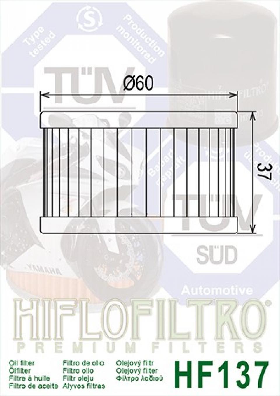 Filtre à huile Hiflo Filtro pour Moto SUZUKI 750 Dr S 1988-1988 Neuf