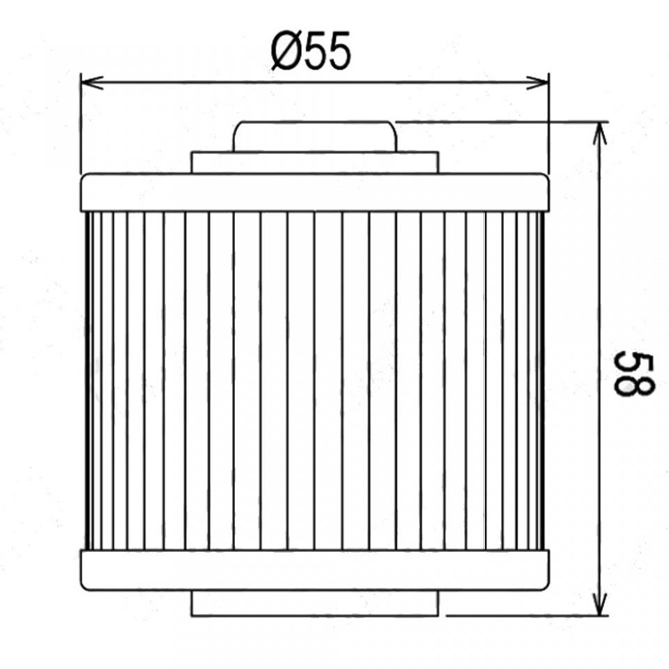 Filtre à huile Nypso pour moto Yamaha 1100 BT Bulldog 2002 à 2006 Neuf