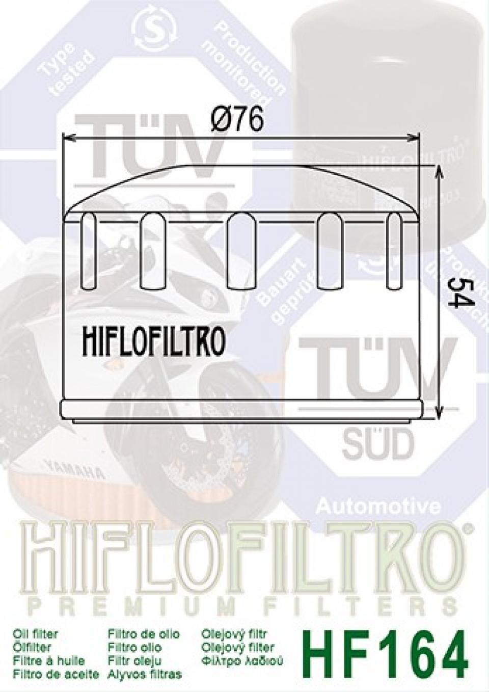 Filtre à huile Hiflofiltro pour Scooter Kymco 550 Ak 2017 Neuf